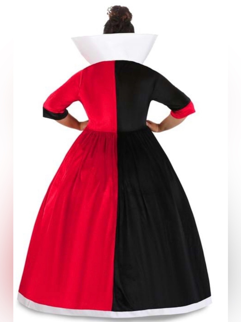 Halloween costume Disney Queen of Hearts deluxe gown w/hoop skirt (No crown)5X - Picture 2 of 6